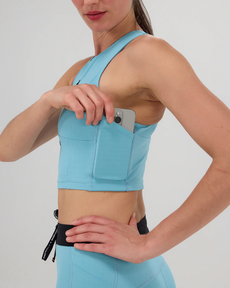 Bandit Gridlock Zip Front Race Crop