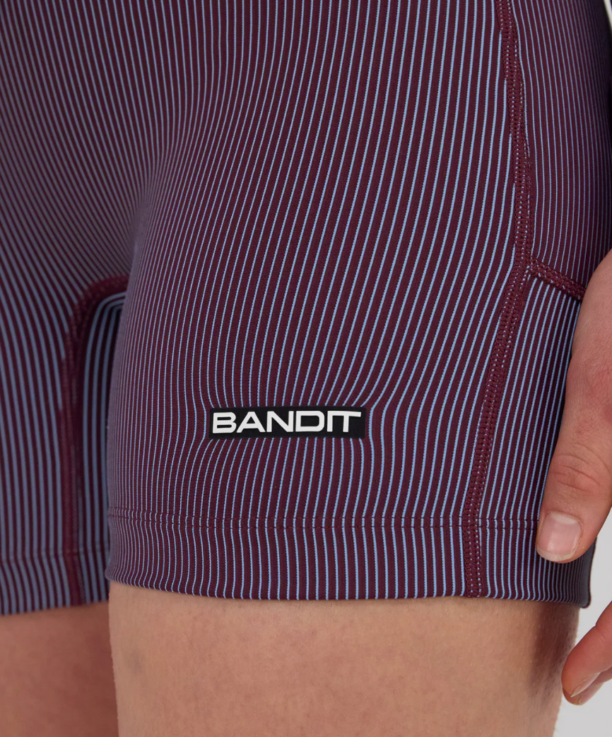 Bandit Striped Cadence 5" Compression Shorts - Women's