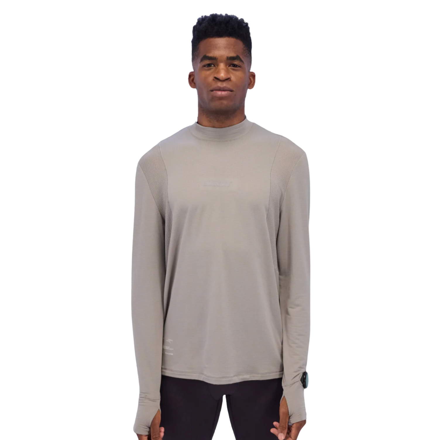 Bandit Running - Men's AuraGrid™ Mockneck Long Sleeve