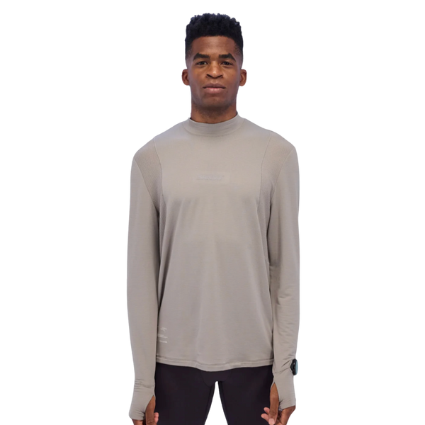 Bandit Running - Men's AuraGrid™ Mockneck Long Sleeve