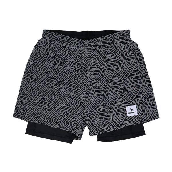 Saysky - Men's Reflective Pace 2 in 1 Shorts 5"