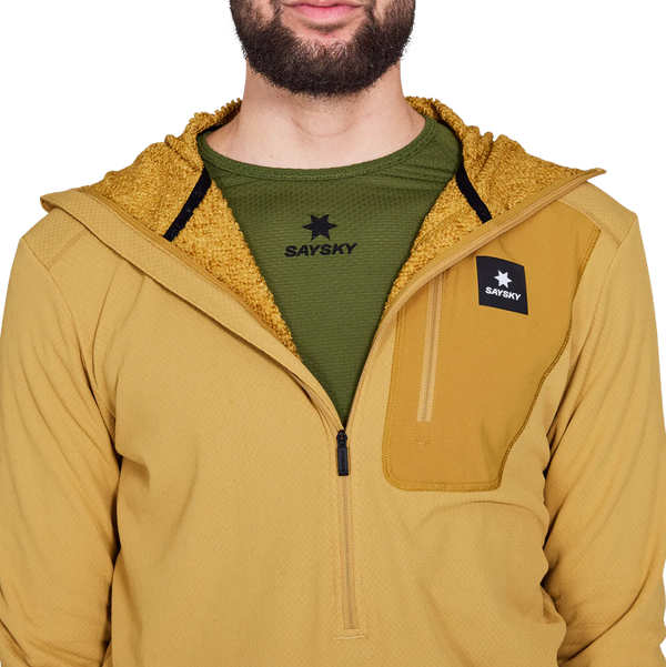 Saysky Men's Combat Half Zip Fleece Hoodie