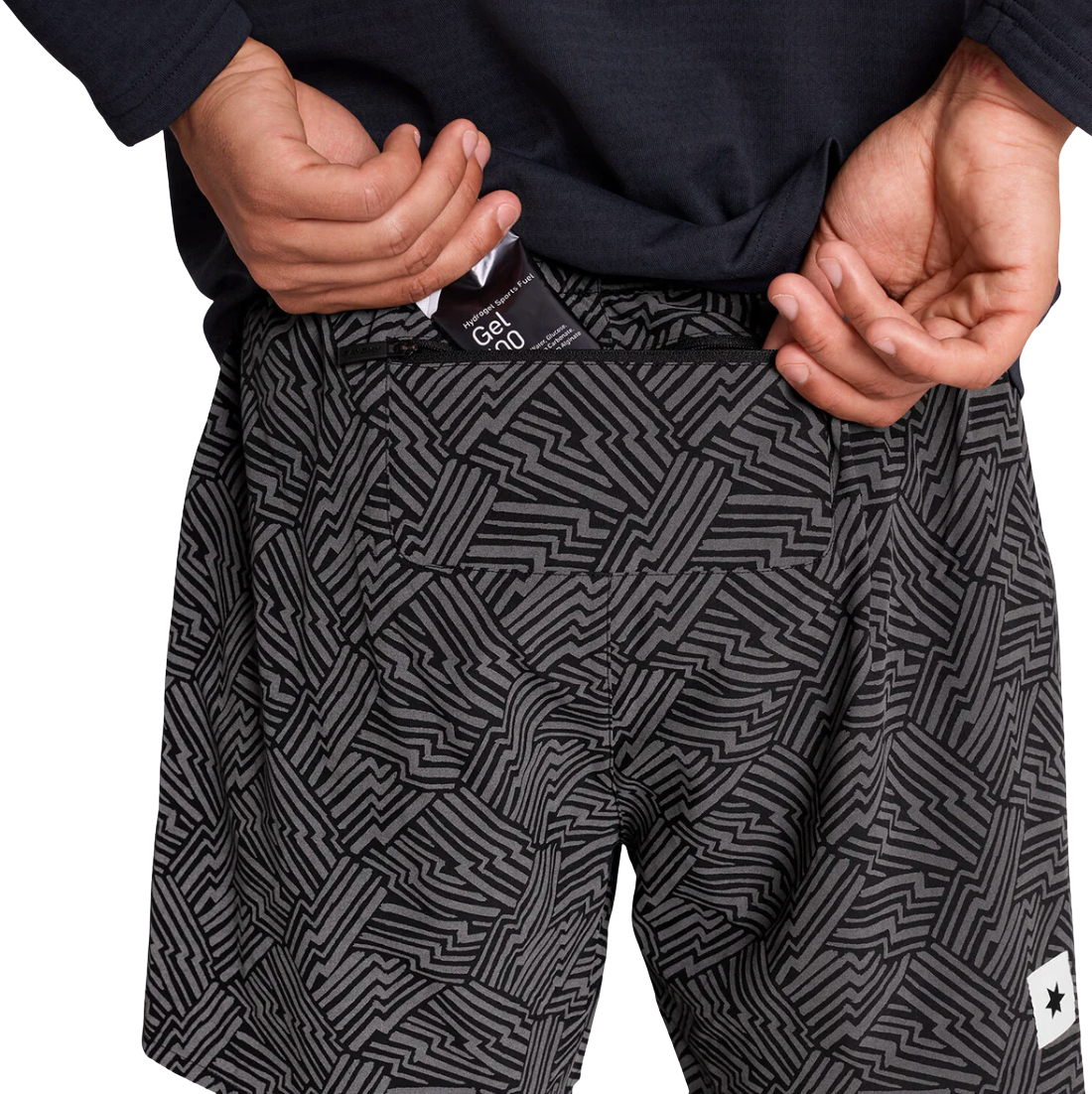 Saysky - Men's Reflective Pace 2 in 1 Shorts 5"