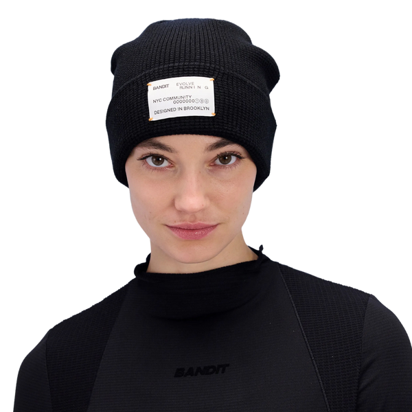 Bandit Running - Waffle Patch Beanie