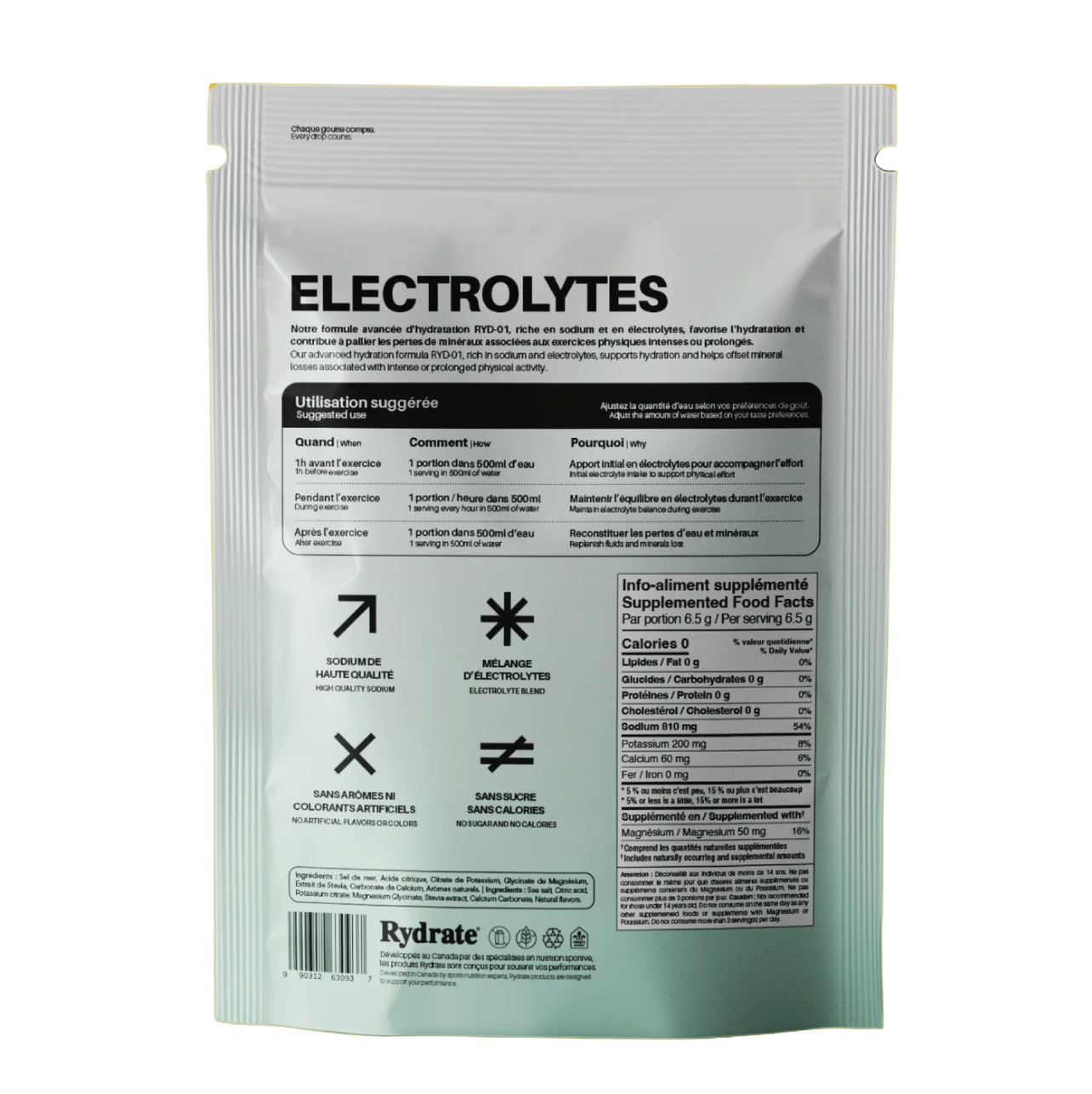 Rydrate RYD-01 Electrolytes / Hydration