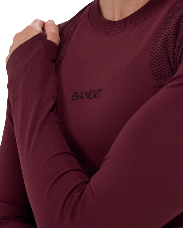 Bandit Running Women's Mercury Seamless™ Long Sleeve Crop