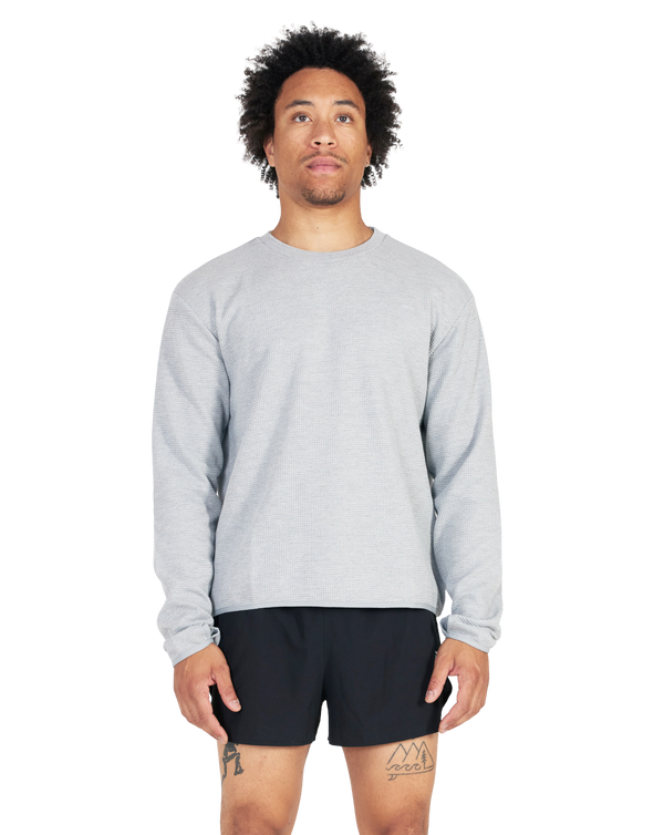 TIEMPOS™ Organic Cotton Waffle Long Sleeve