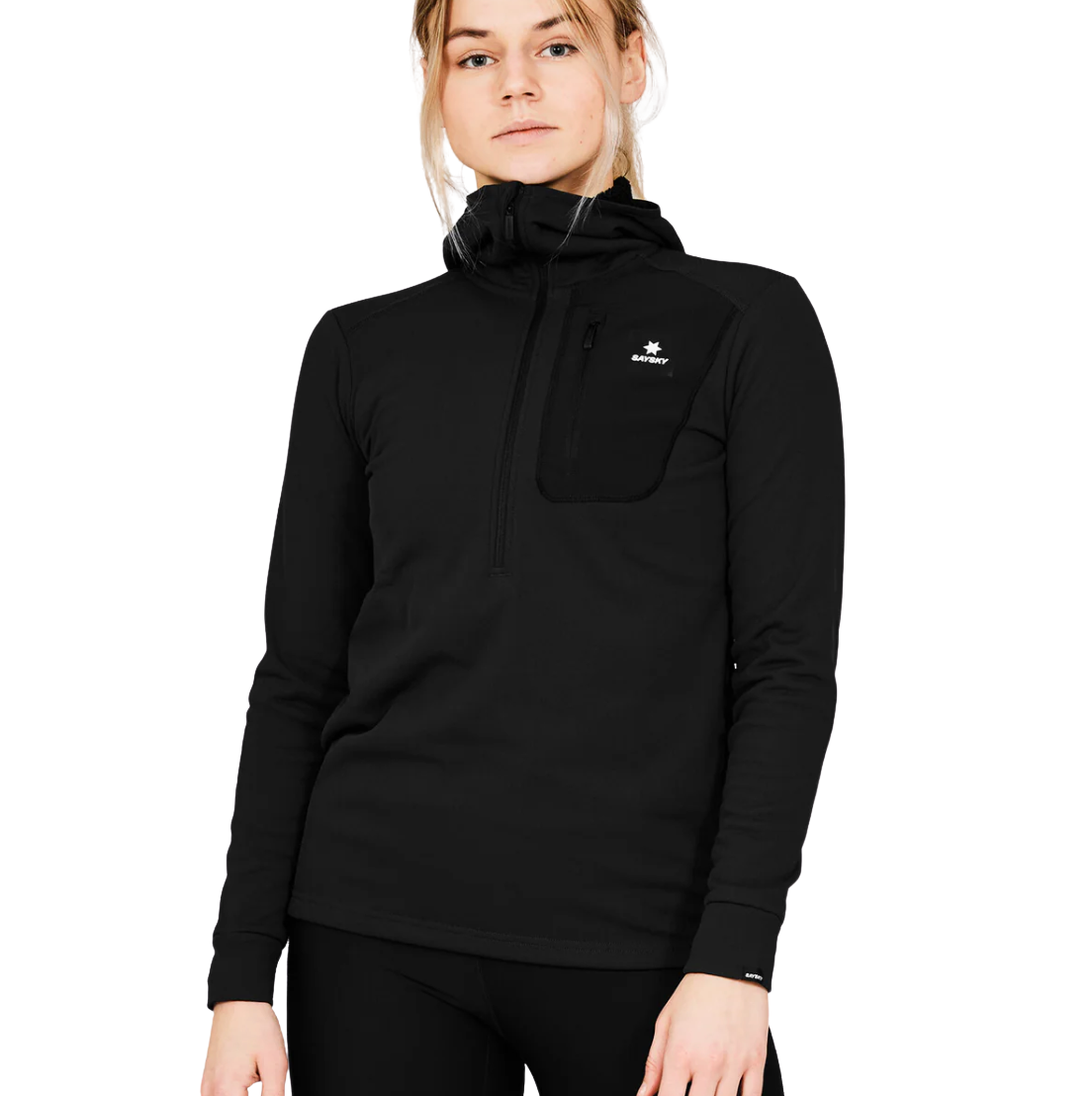 Saysky Women's Combat Half Zip Fleece Hoodie