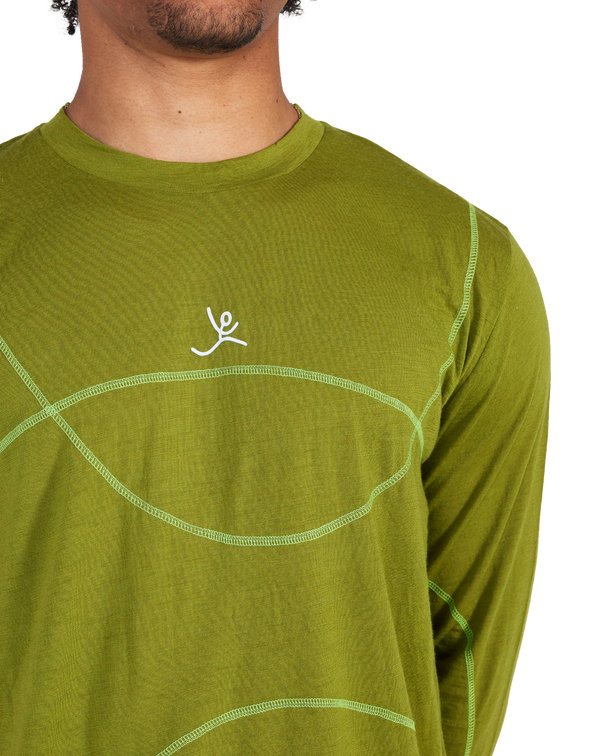 TIEMPOS™  Merino Wool Spotted Long Sleeve - All Gender