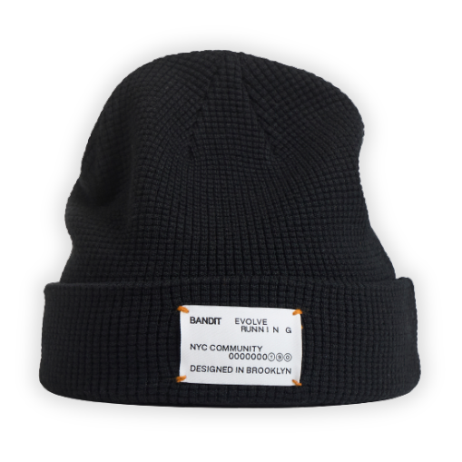 Bandit Running - Waffle Patch Beanie