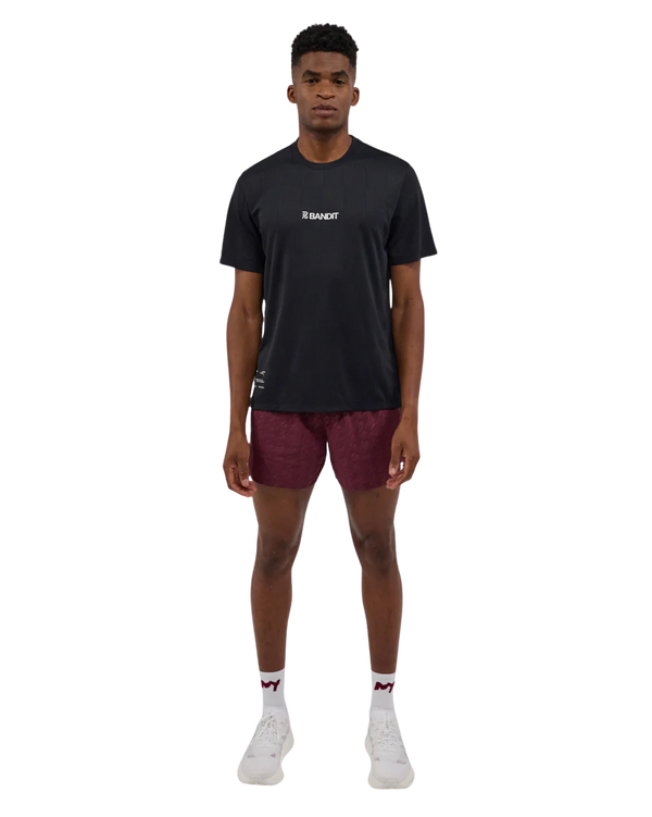 Bandit Running Cheque Jacquard Short Sleeve Tee - All Gender