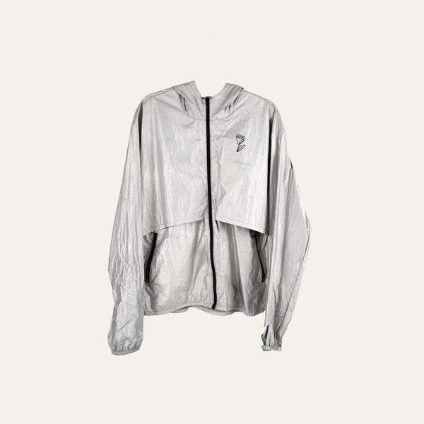LA RUN GANG x PARTICIPATION WIND BREAKER - SILVER