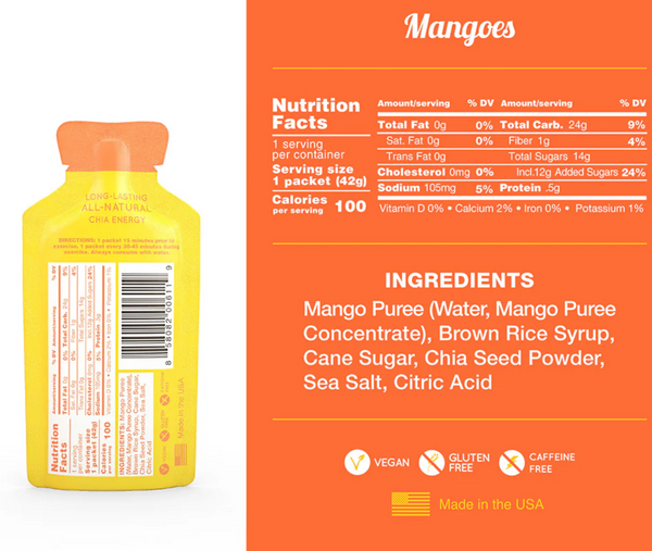 Huma Mango Energy Gel