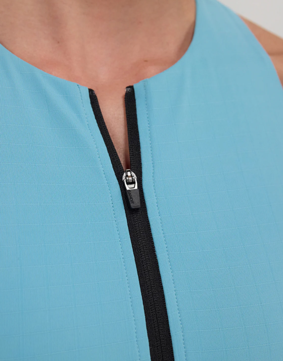 Bandit Gridlock Zip Front Race Crop