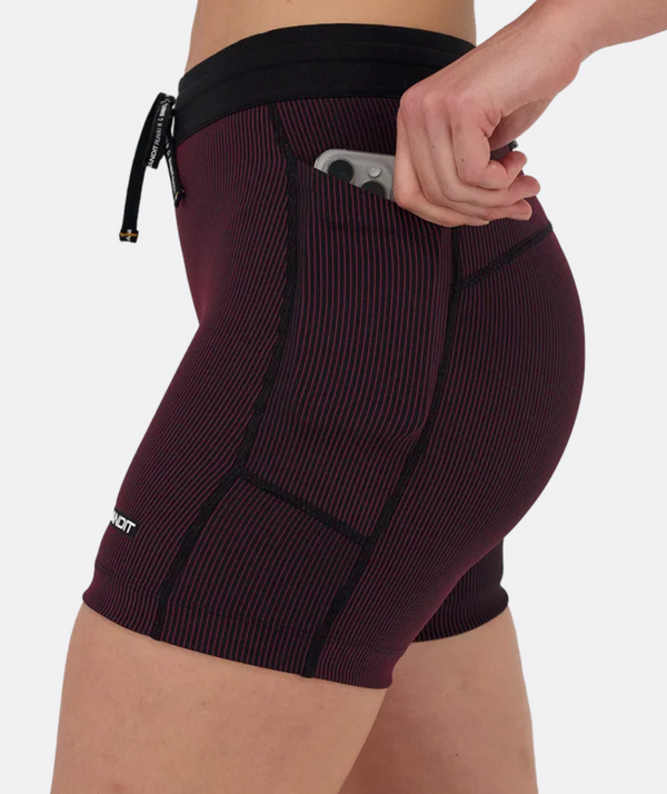 Bandit Striped Cadence 5" Compression Shorts - Women's