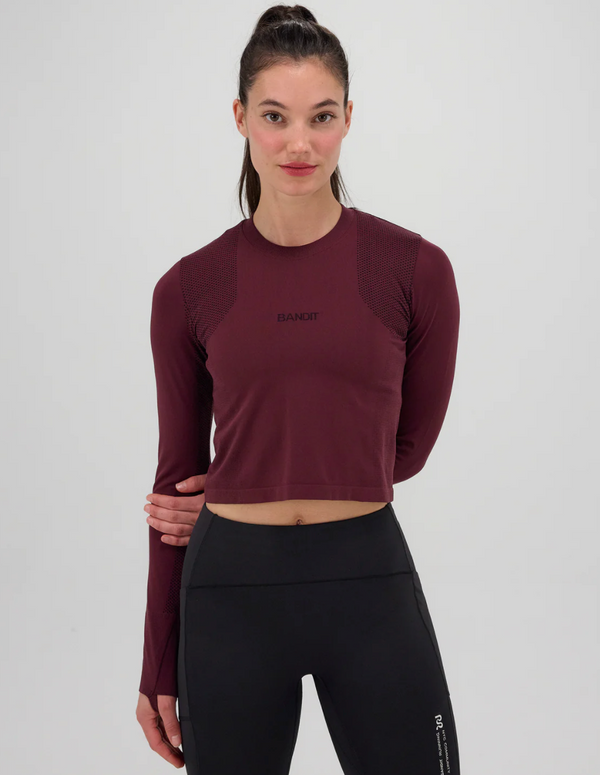 Bandit Mercury Seemless Long Sleeve Crop - Women's