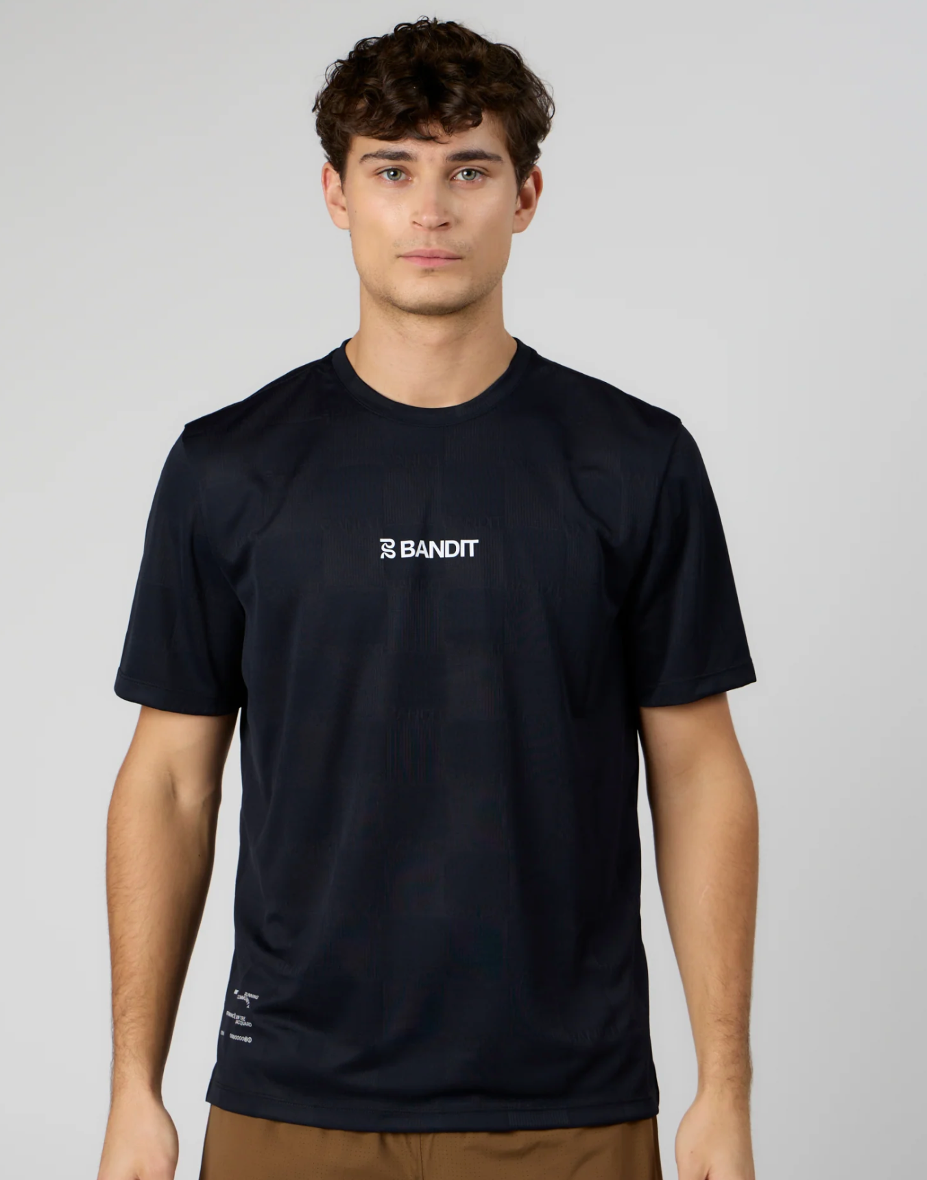 Bandit Cheque Jacquard Short Sleeve Tee - Unisex