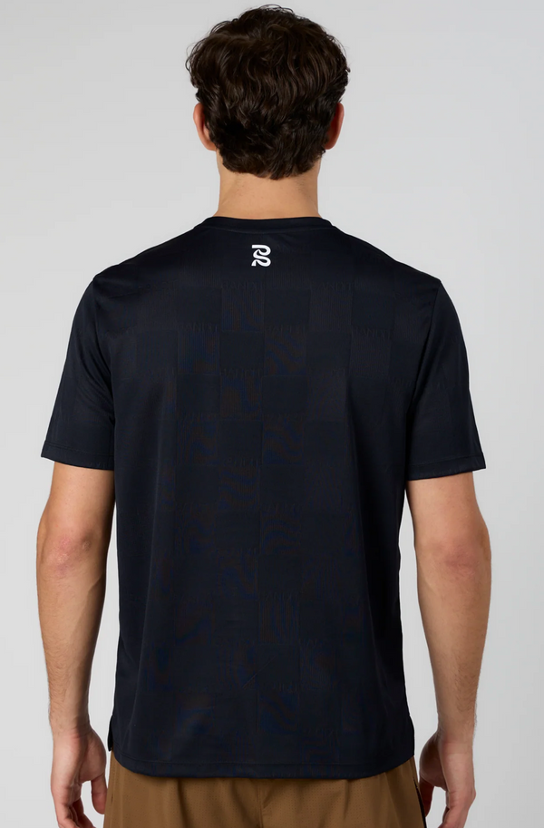 Bandit Cheque Jacquard Short Sleeve Tee - Unisex