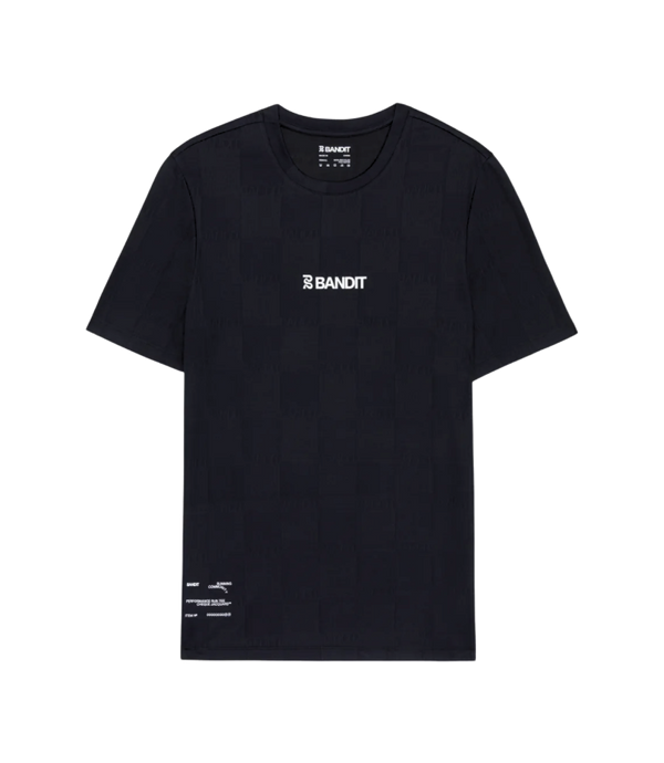 Bandit Running Cheque Jacquard Short Sleeve Tee - All Gender
