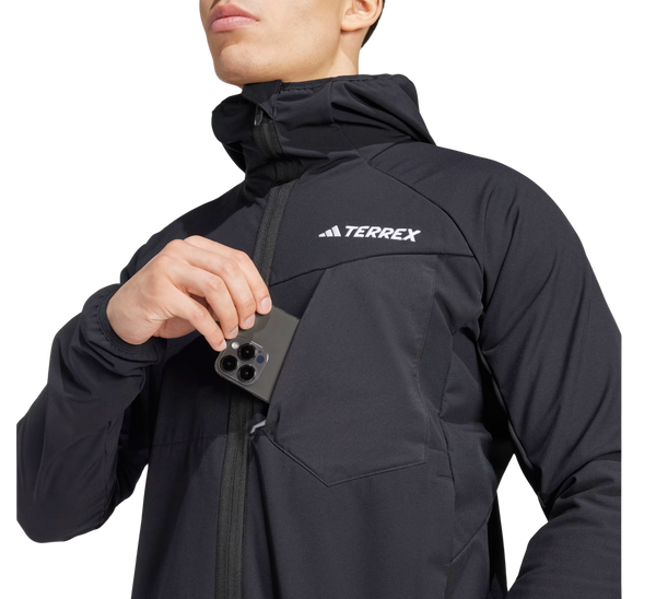Adidas - Men's Terrex Xperior Softshell Fleece Hooded Jacket