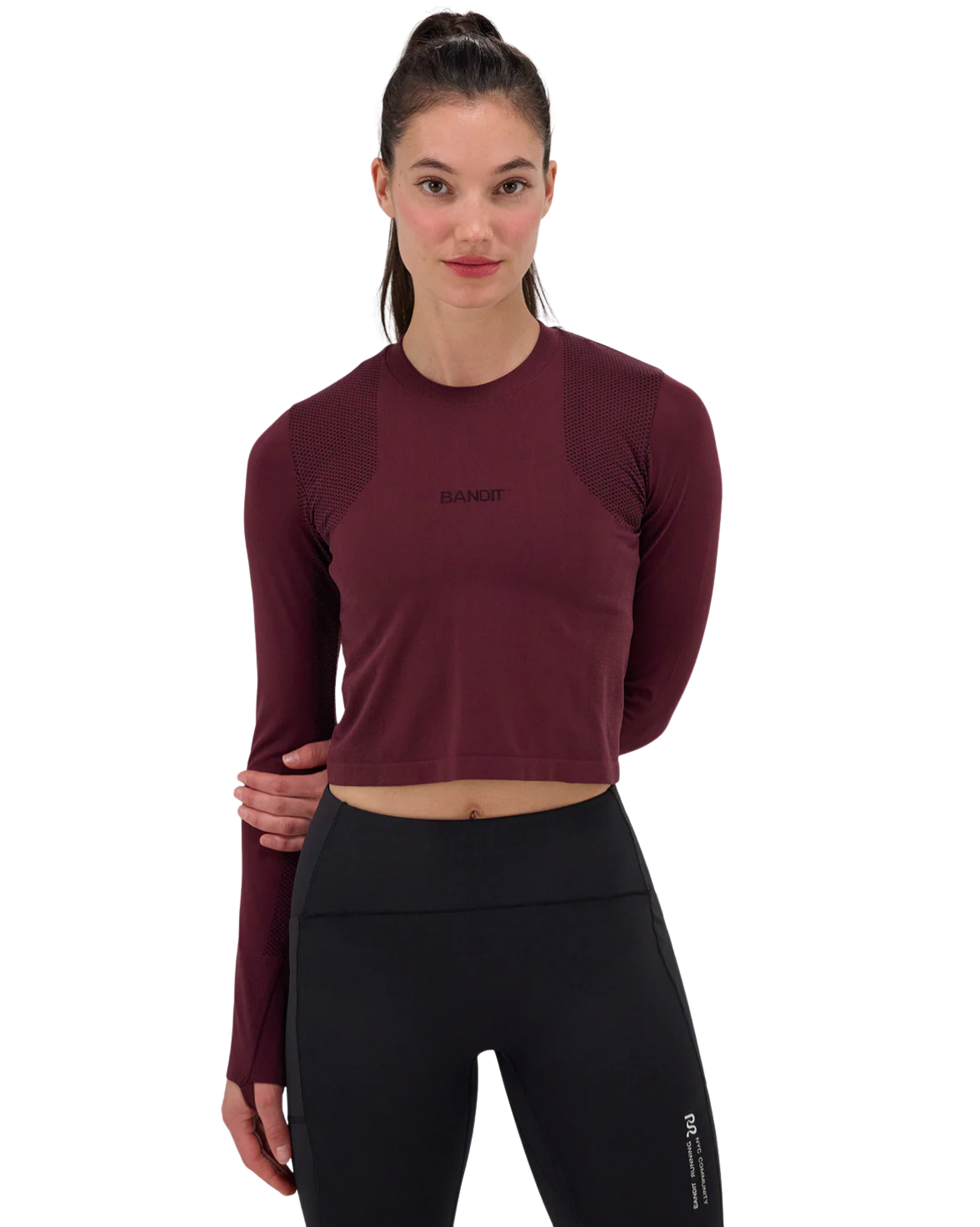 Bandit Running Women's Mercury Seamless™ Long Sleeve Crop