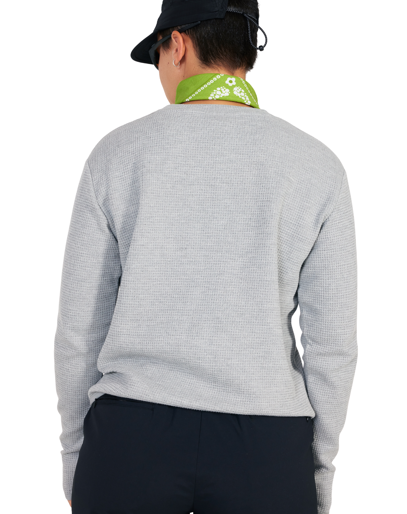 TIEMPOS™ Organic Cotton Waffle Long Sleeve