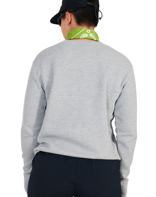 TIEMPOS™ Organic Cotton Waffle Long Sleeve