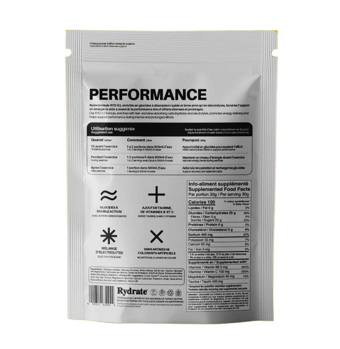Rydrate RYD-02 Performance / Endurance